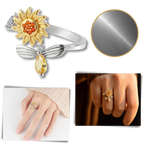 Sunflower Spinner Ring