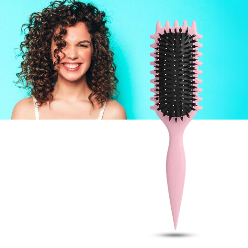 Tangle-Free Curl Defining Brush