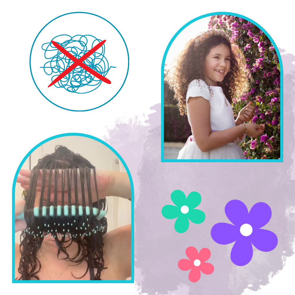 Tangle-Free Curl Defining Brush