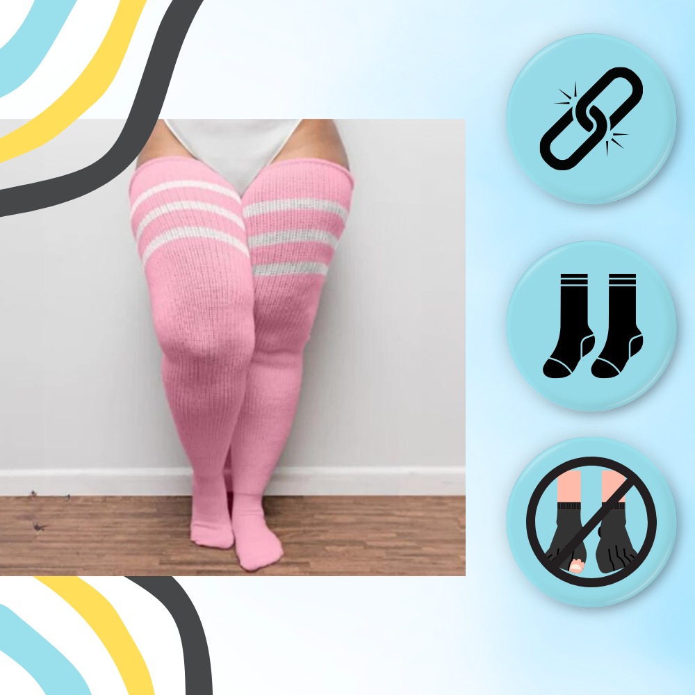 Toe Reinforced Women's Thigh High Socks