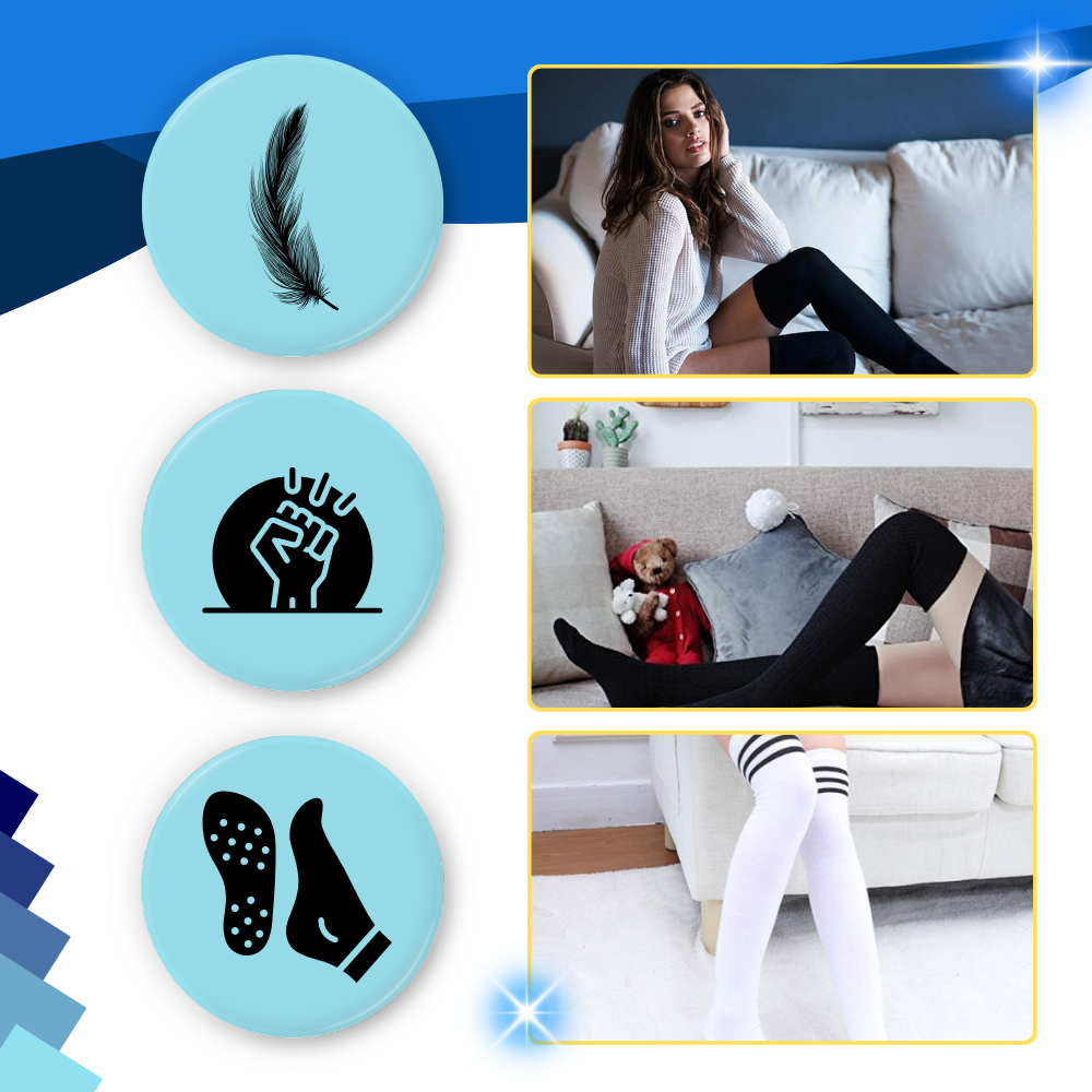 Toe Reinforced Women's Thigh High Socks