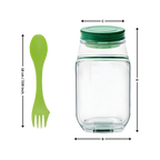 Transparent Meal Prep Jar