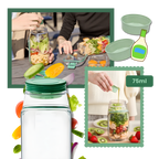 Transparent Meal Prep Jar