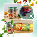 Transparent Meal Prep Jar