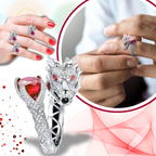 Unique Handmade Silver Dragon Ring