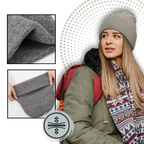 Warm Knit Satin Lined Beanie