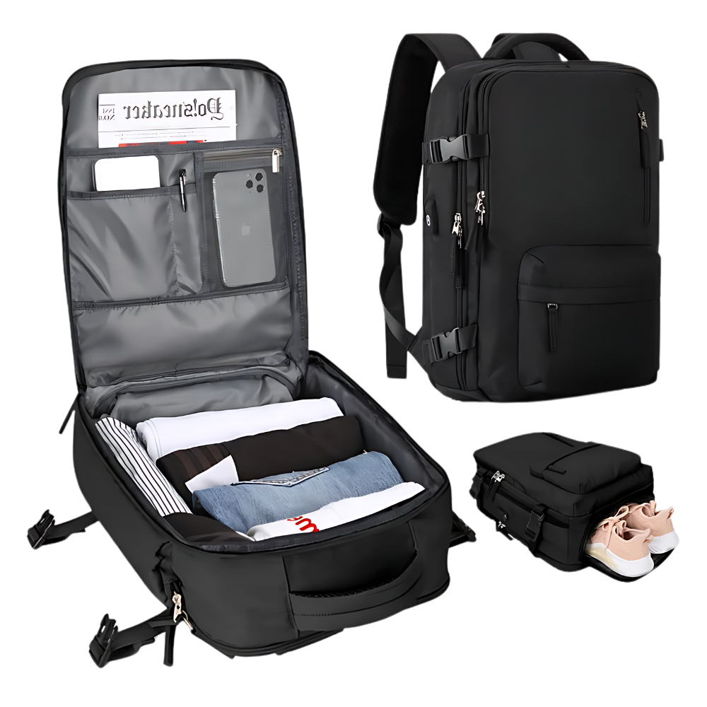 Waterproof USB Charging Travel Rucksack