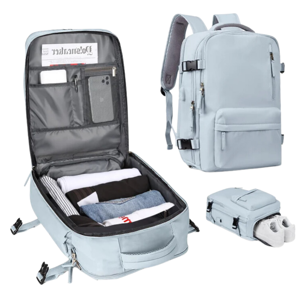 Waterproof USB Charging Travel Rucksack