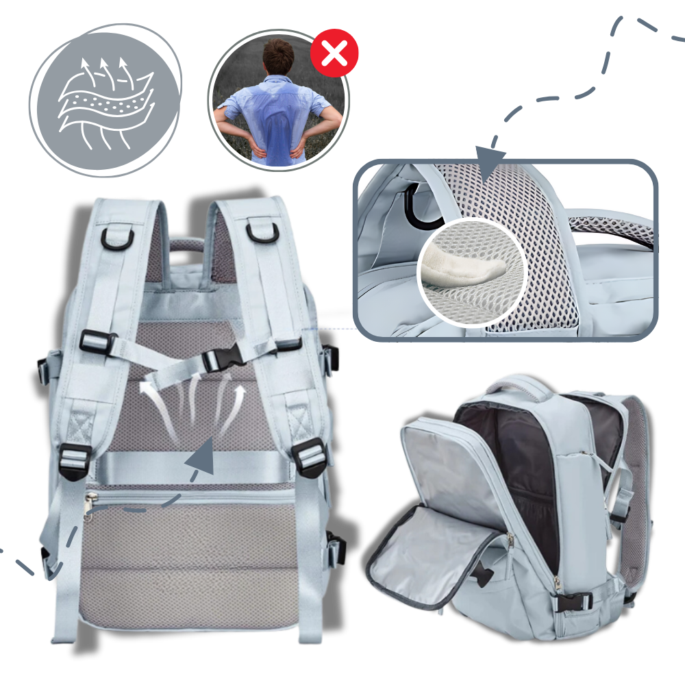 Waterproof USB Charging Travel Rucksack