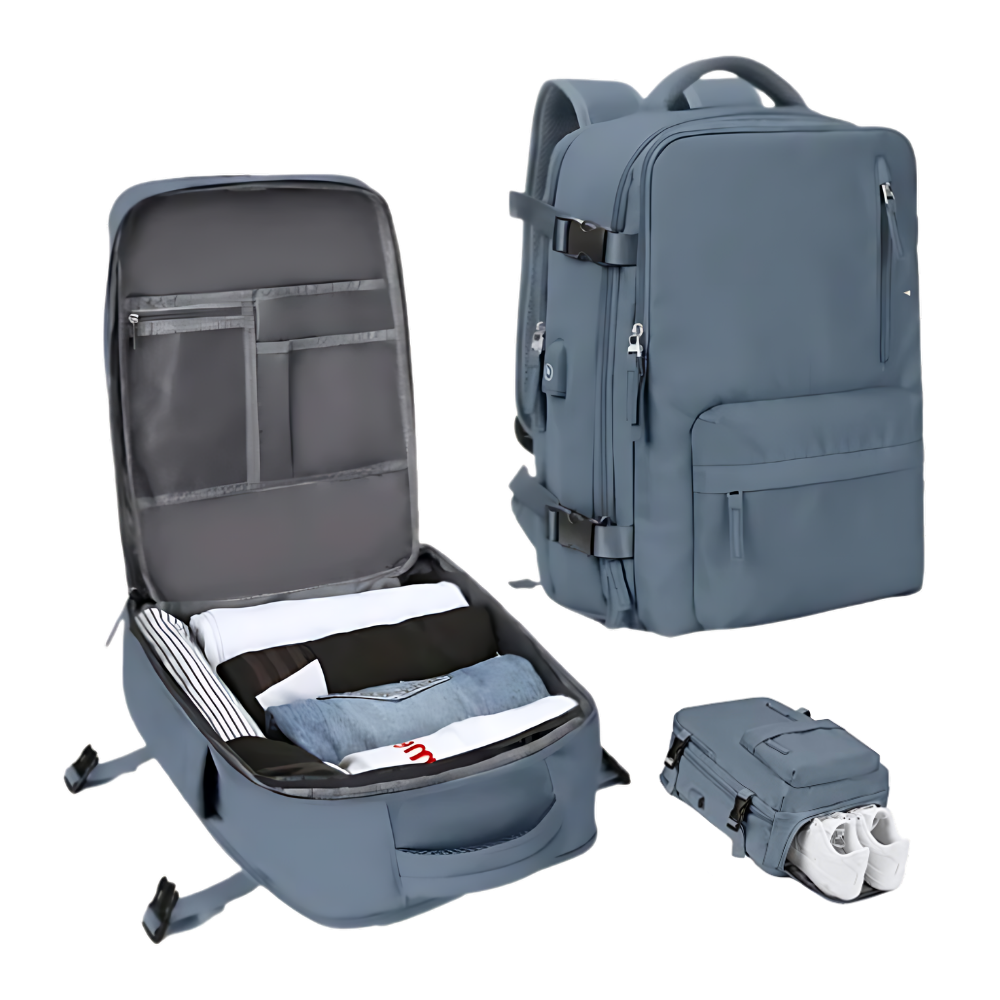 Waterproof USB Charging Travel Rucksack