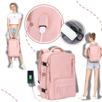 Waterproof USB Charging Travel Rucksack