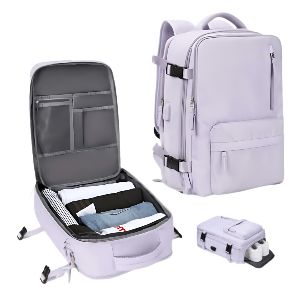 Waterproof USB Charging Travel Rucksack