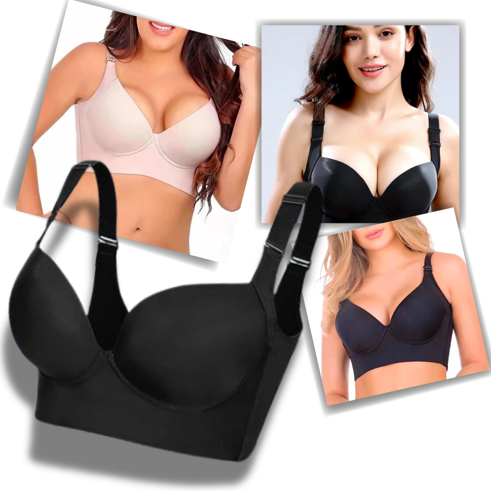 Wide Side Wings Incorporated Shaper Bra