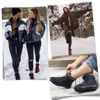 Women's Warm Waterproof Snow Boots